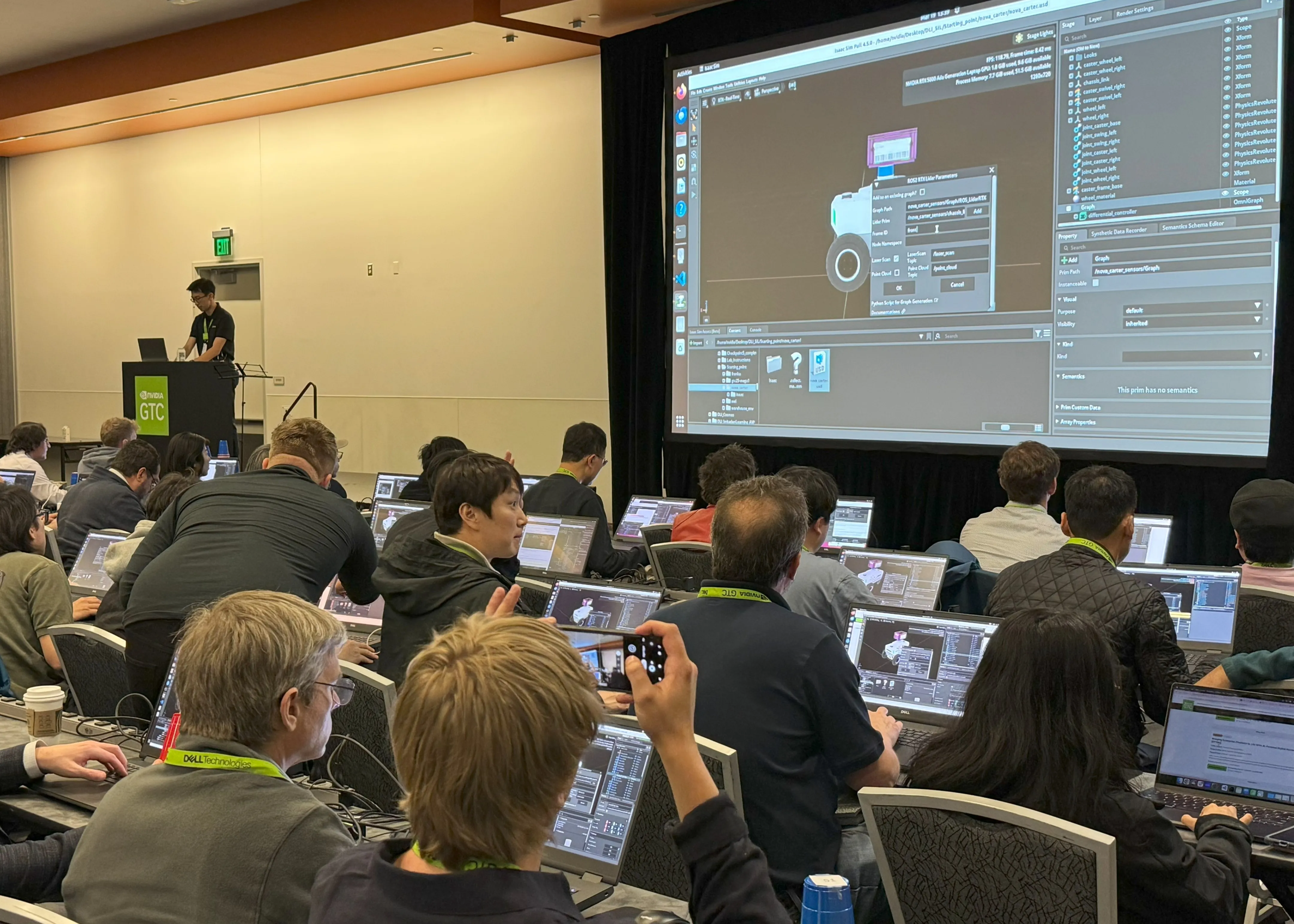 ROS software-in-the-loop simulation lab at GTC 2025